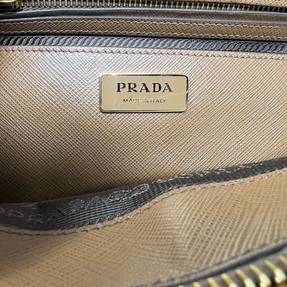 Prada Lux Saffiano Cannella  Leather Tote - Picture 9 of 10